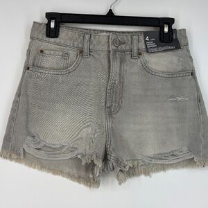 Denim Co Primark Womens US Sz 4 Cutoff Denim Short Shorts Gray Wash Five Pocket